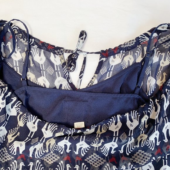 Bird printed dress - Picture 6 of 6